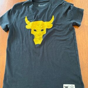 Under Armour Black Tee with Yellow Logo